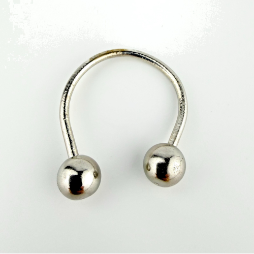 Vintage Simmons Sterling Silver Horseshoe Key Ring Holder 925 Vintage Simmons Sterling Silver Horseshoe Key Ring Holder 925