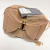 Brand New Like Dreams / Grossi Chloe Bow Mini Suede Crossbody Bag — Taupe Beige