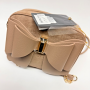 Brand New Like Dreams / Grossi Chloe Bow Mini Suede Crossbody Bag — Taupe Beige