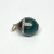 Antique Sterling Silver Green/Plum Colored Diamond Studded Enamel Egg Antique Sterling Silver Green/Plum Colored Diamond Studded Enamel Egg