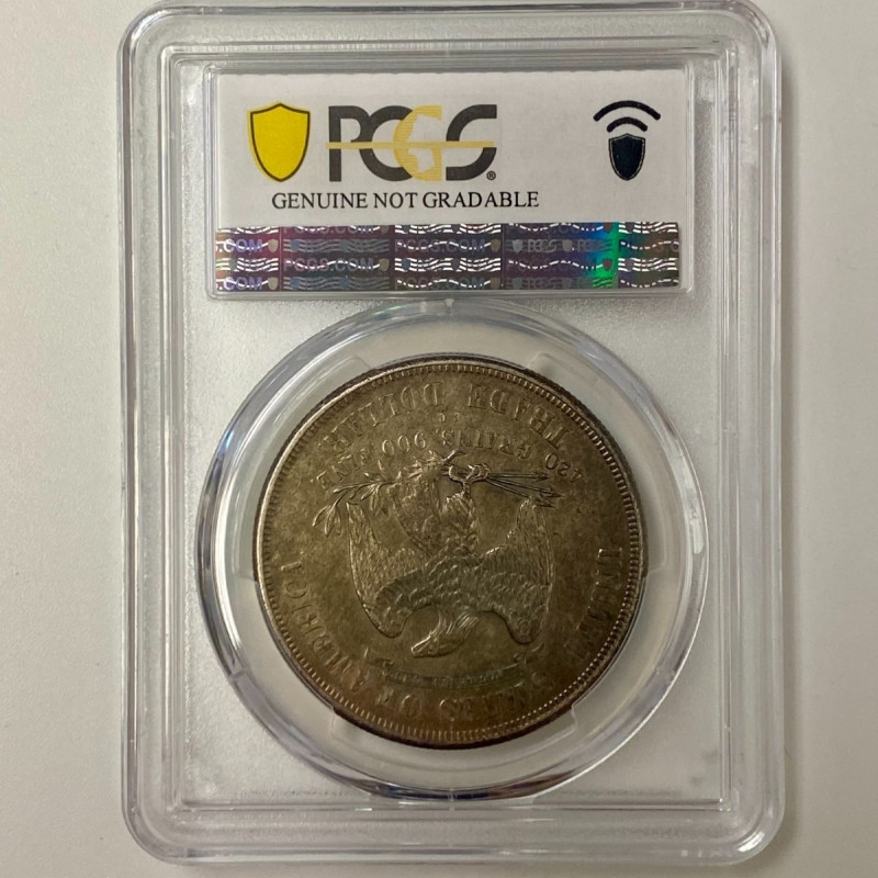 1873 CC T$1 Trade Dollar Silver PCGS AU Details Cleaned Key Date Coin 1873 CC T$1 Trade Dollar Silver PCGS AU Details Cleaned Key Date Coin