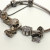Pandora Solid Sterling Silver Multi-Charm Snake Bracelet 7 in, Box Pandora Solid Sterling Silver Multi-Charm Snake Bracelet 7 in, Box