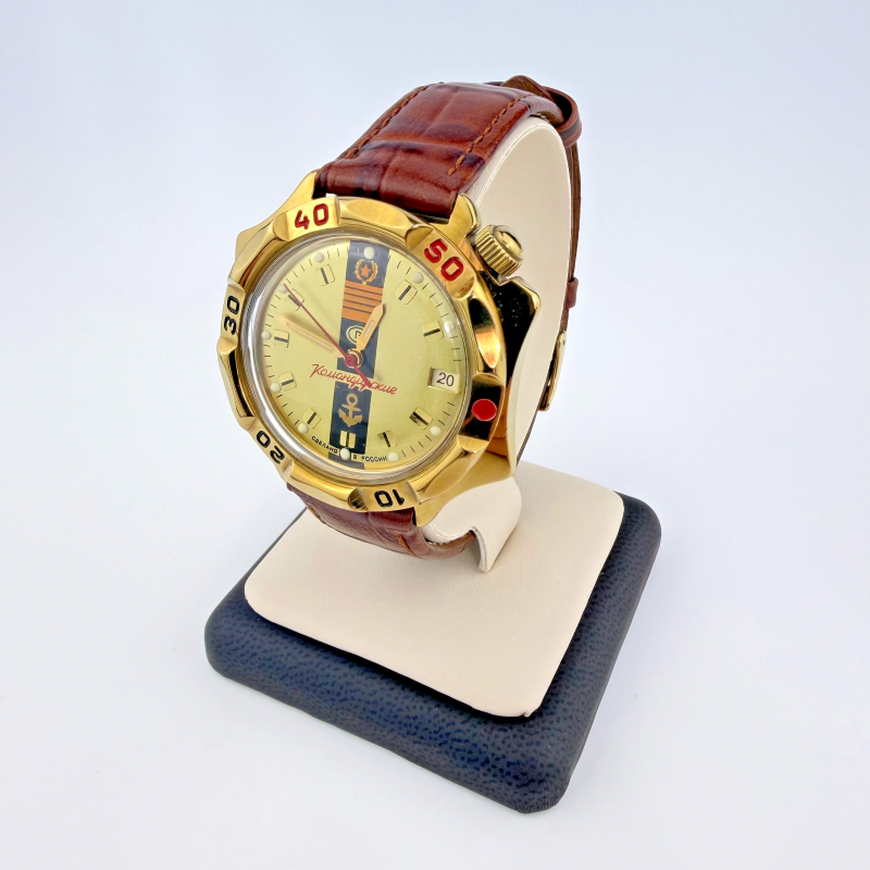 VTG Soviet Military Watch Admiral Vostok Manual Winding Men’s Commander USSR XL