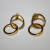 Shashi Sterling Silver Double hoop Earrings