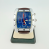 Michele Urban Chronograph Blue Dial Quartz Watch Aluminum Case Japan