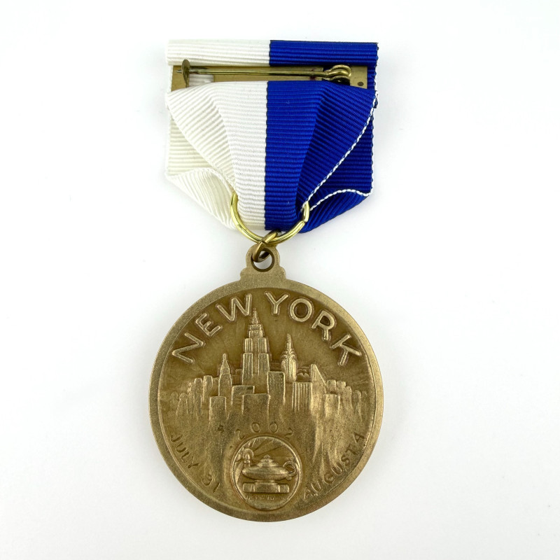 American Numismatic Association Convention 111th Ann. Small Medal NY 2002