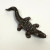 Sterling Silver Marcasite Lizard Alligator Figural Pin Brooch