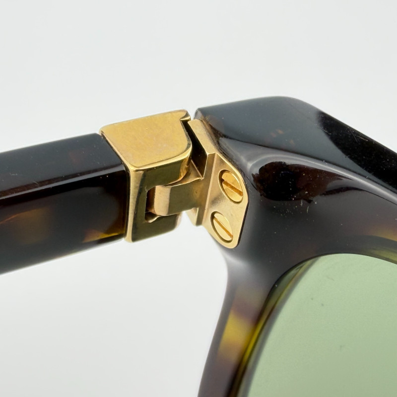 Rare Vintage ROLEX 1001/S Tortoiseshell Gold Crown Sunglasses 52mm