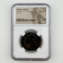 Roman Empire Claudius (AD 41-54) AE As – NGC Ch F