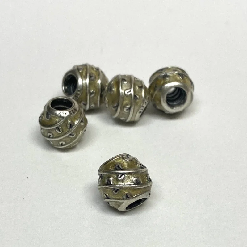 Pandora Sterling Silver Designed Beaded Charm Bracelets