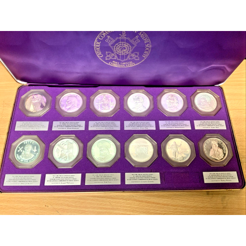 CCMS Catholic Commemorative Medal Society 12 Apostles Sterling Silver Proof Set CCMS Catholic Commemorative Medal Society 12 Apostles Sterling Silver Proof Set