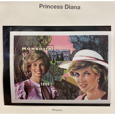 MONGOLIA Princess Diana in Wedding Dress MNH souvenir sheet MONGOLIA Princess Diana in Wedding Dress MNH souvenir sheet