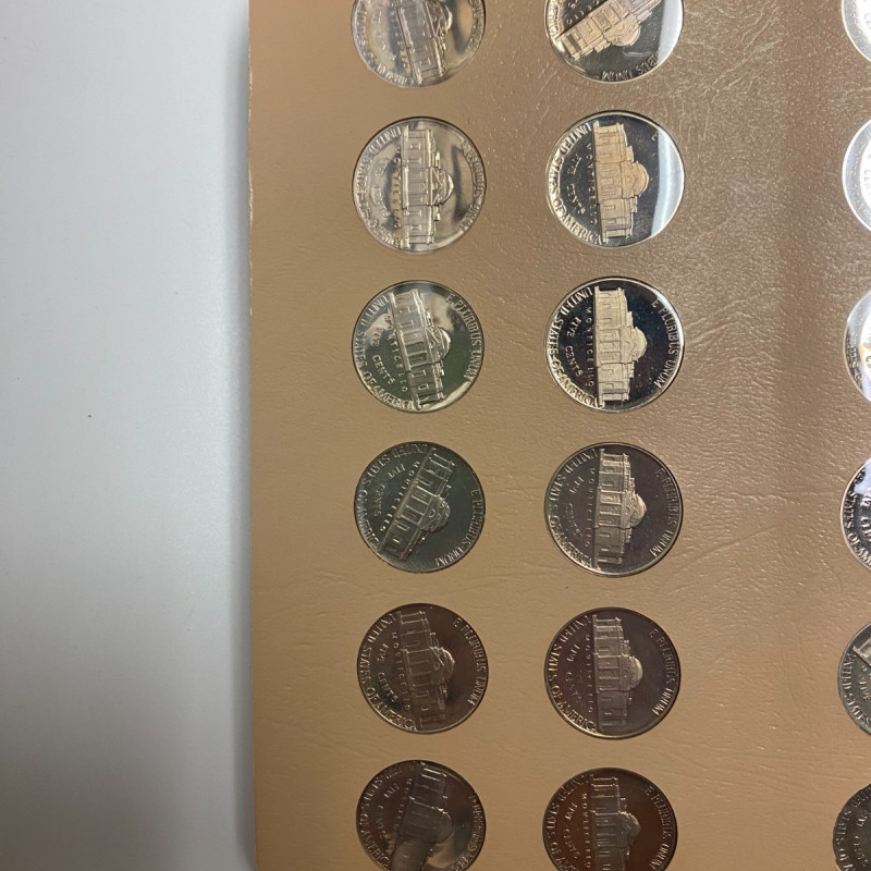 Dansco Album 7113 Jefferson Nickels 1938-1976 Coin Collectors, 158 coins