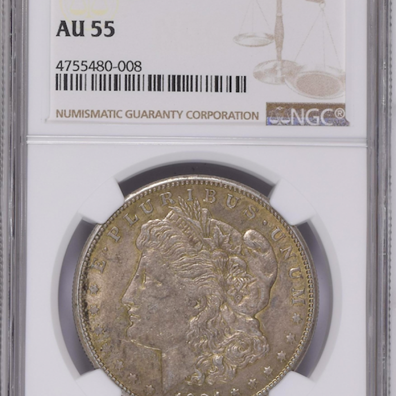 1921 S $1 NGC AU 55 SILVER MORGAN 1921 S $1 NGC AU 55 SILVER MORGAN