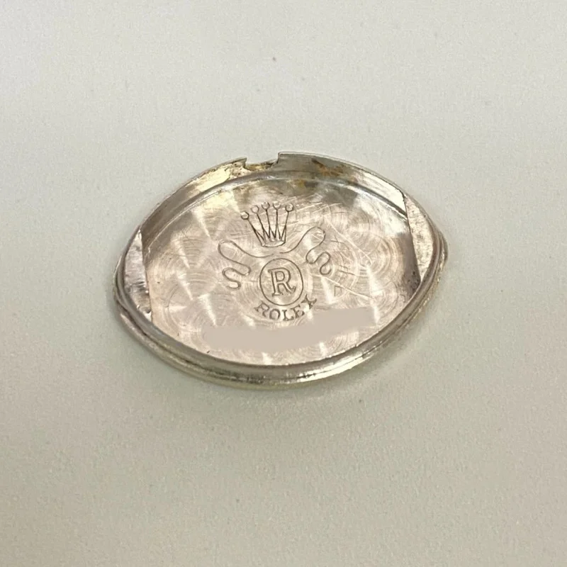 Rolex Ladies 14k SOLID WHITE GOLD Dress with Diamonds 1950s