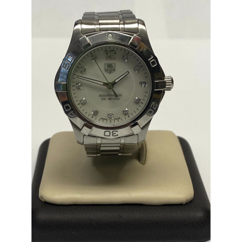Tag Heuer Women's Aquaracer Diamond MOP Dial Watch - Used Tag Heuer Women's Aquaracer Diamond MOP Dial Watch - Used