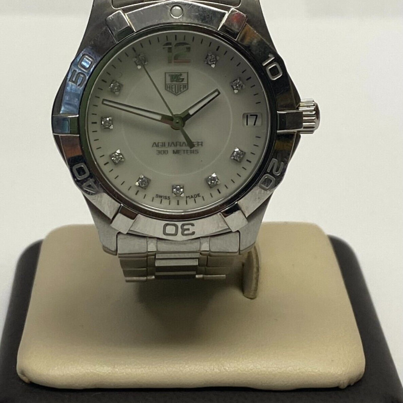 Tag Heuer Women's Aquaracer Diamond MOP Dial Watch - Used Tag Heuer Women's Aquaracer Diamond MOP Dial Watch - Used