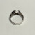 14K Beautiful White Gold Oval Pink Stud With Diamond Woman Ring 14K Beautiful White Gold Oval Pink Stud With Diamond Woman Ring