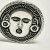 Antique Woman Face Eyes Closed Sterling Silver Cufflinks Made In Mexico