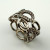 Pandora Circle of Friends Size 6.5 Clear/Champagne CZ & SS .925 Ring 190834CZ