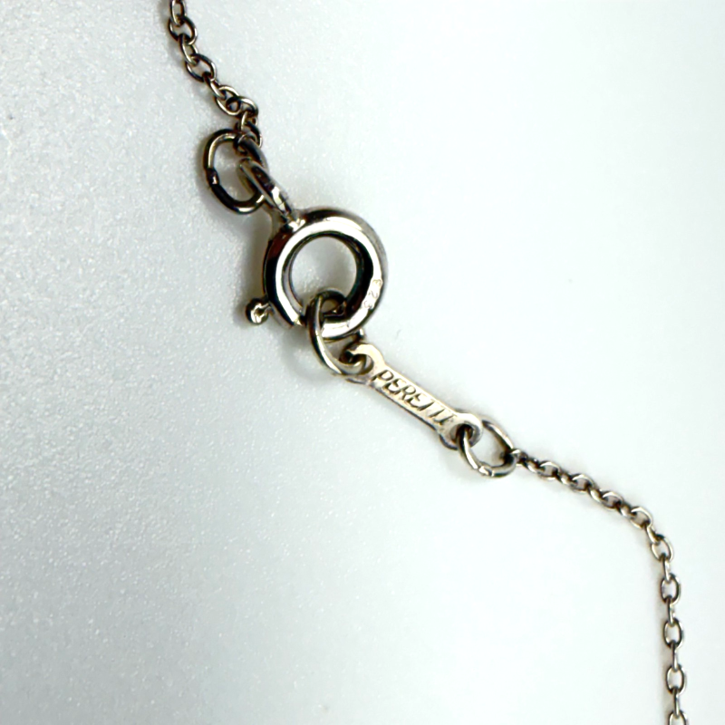 Tiffany & Co. Paloma Picasso Sterling Silver Loving Heart Pendant Necklace 20"