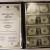 Uncut Sheet 2009 One Dollar Bills. $1 U.S. Banker's Vault Fed Portfolio Sheet