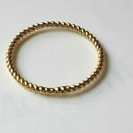 Shashi Sterling Silver Roped Shaped Women Ring Size 6