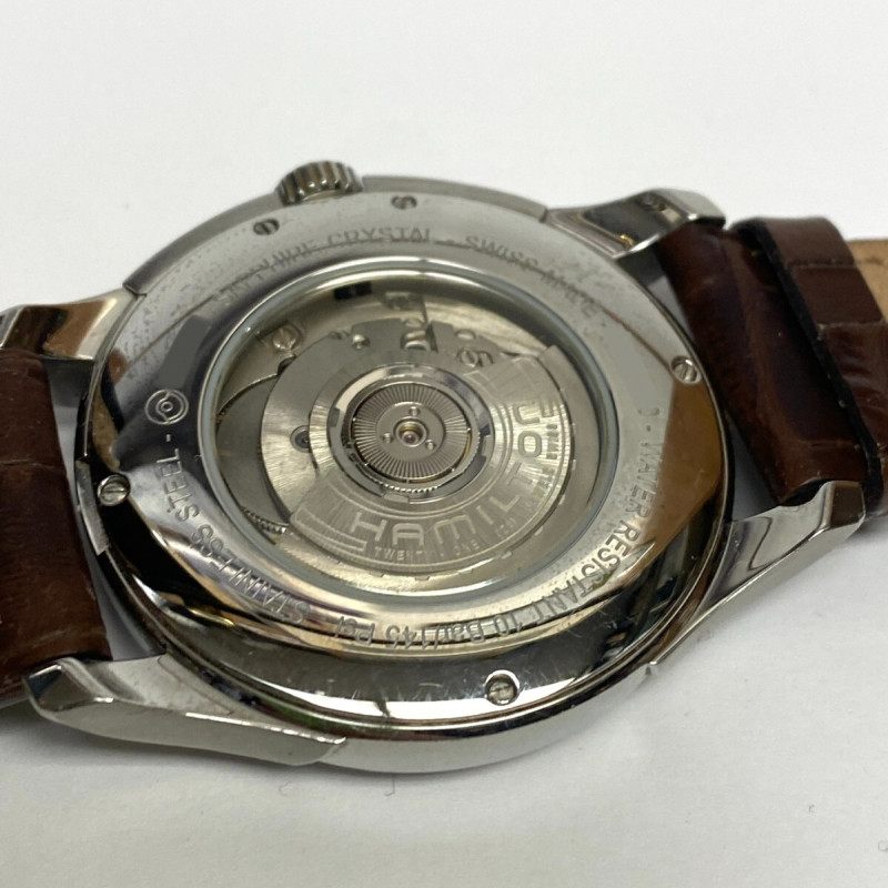 Hamilton Jazzmaster Traveler GMT Men's White Dial/Steel Case Hamilton Jazzmaster Traveler GMT Men's White Dial/Steel Case