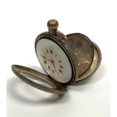 Vintage Sterling Silver Pocket Watch Not Working Vintage Sterling Silver Pocket Watch Not Working