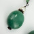 Vintage SX 925 THAI Pearls and Natural Green Round Beads Dangle Hook Earrings