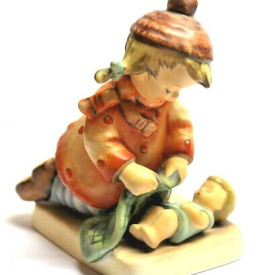 Vintage Goebel Girl And Baby Figurine Decorative Collectible Collectibles People