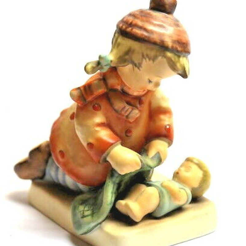 Vintage Goebel Girl And Baby Figurine Decorative Collectible Collectibles People Vintage Goebel Girl And Baby Figurine Decorative Collectible Collectibles People