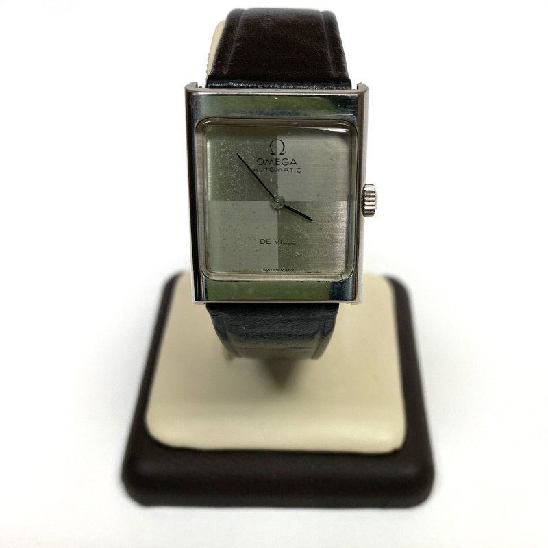 Omega De Ville Automatic 29×22mm Vintage Men's Watch Used Swiss Made