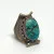 Vintage Turquoise Silver Ring Size 11 Vintage Turquoise Silver Ring Size 11