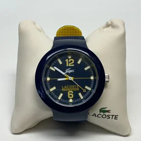 Lacoste Borneo Blue/Rubber Wristwatch 44mm