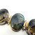 Sterling Silver 925 Large Smokey Quartz and Labradorite Gemstone Bracelet
