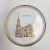 Vintage Orrefors Crystal Sweden Christ Church Limited Edition Plate w/ Box