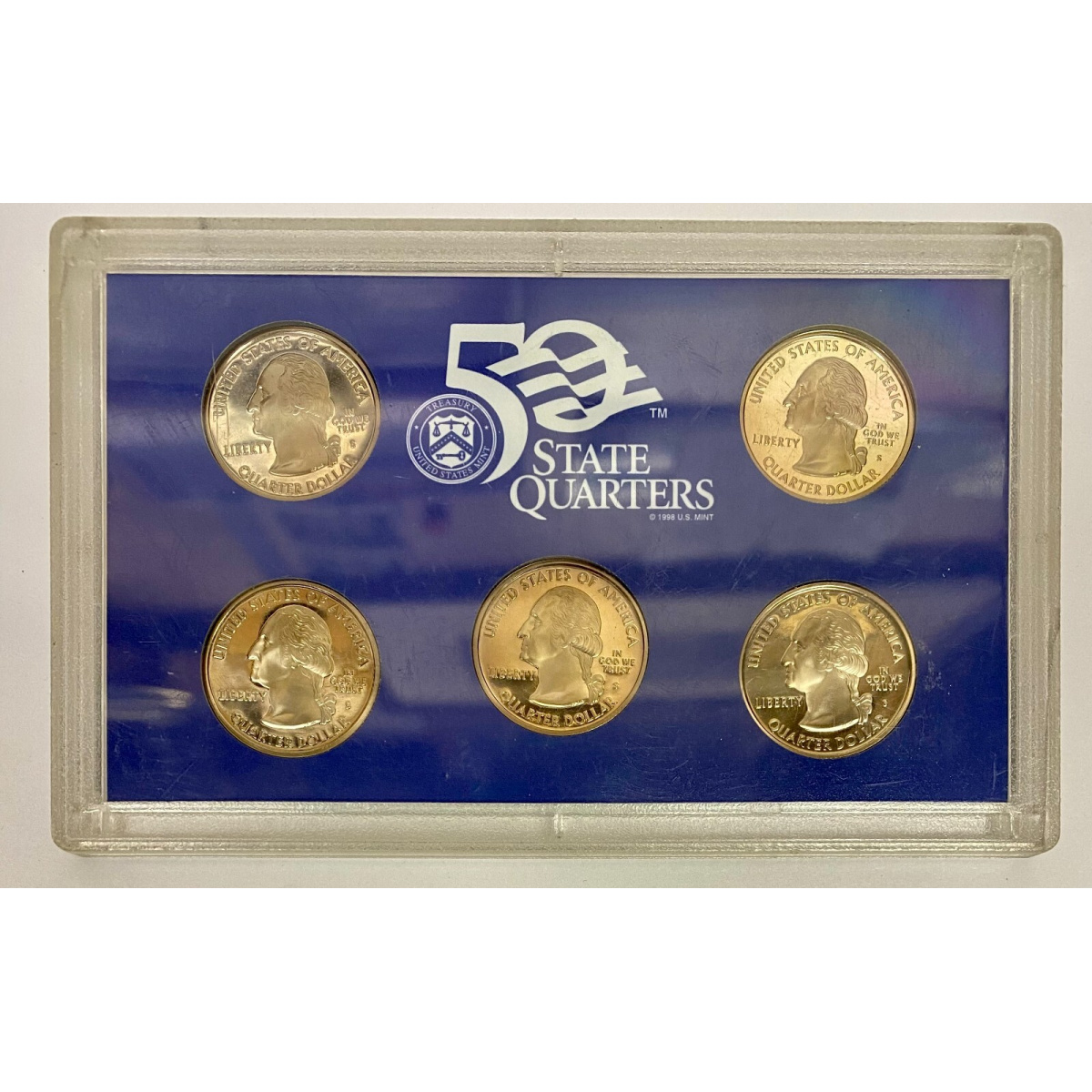2006 United States State Quarters Proof Set 5 Coins US Mint San Francisco