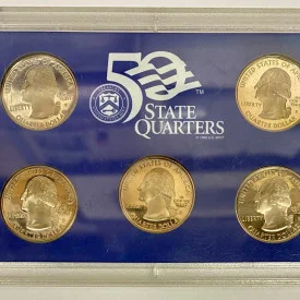 2006 United States State Quarters Proof Set 5 Coins US Mint San Francisco