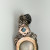 Sarda Bali Sterling Silver Pendant  White Mabe Pearl & Blue Topaz