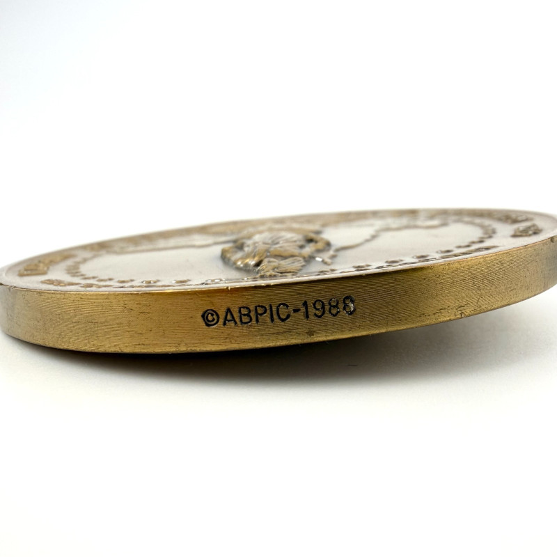 1989 USA 41st PRESIDENT BUSH G BRONZE 70MM MEDAL