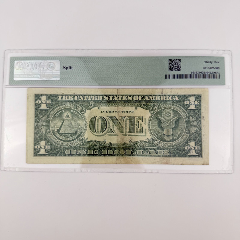 1957 $1 Silver Certificate Fr. 1619 AA Block Priest/Anderson PMG 35 A20516545A