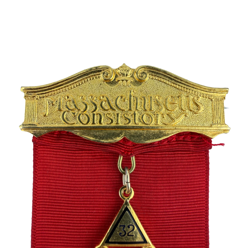 Vintage Personal. 33° Scottish Rite Masonic Jewel from Massachusetts Consistory