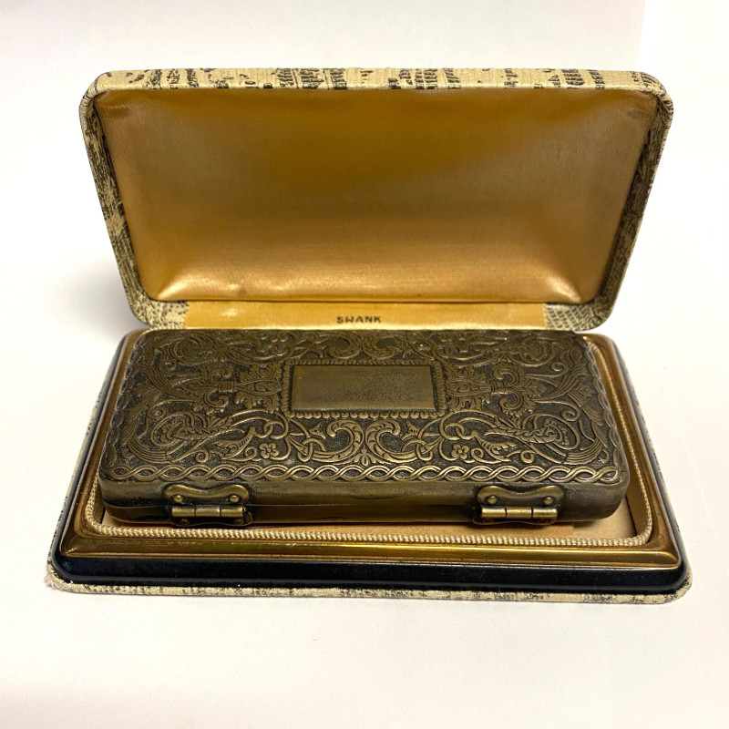 Vintage Gillette Pocket Edition Safety Razor Original Cases, John David Receipt Vintage Gillette Pocket Edition Safety Razor Original Cases, John David Receipt