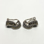 Vintage Judith Jack Sterling Silver Marcasite Earrings