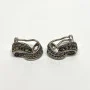 Vintage Judith Jack Sterling Silver Marcasite Earrings