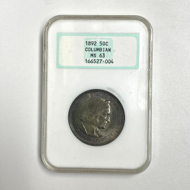 1892 Half Dollar 50C Columbian Exposition NGC MS63