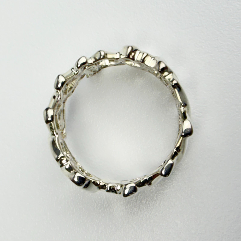 Tiffany & Co Paloma’s Graffiti Love And Kisses Ring Sterling Size 4