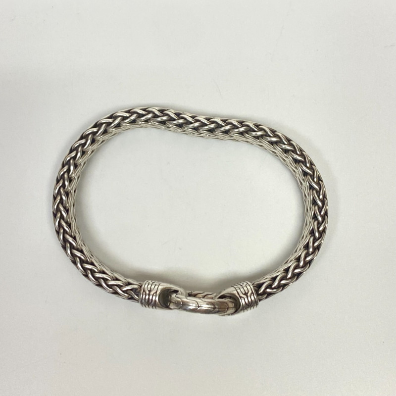 John Hardy Classic Chain Ring Clasp 11 mm, 8.25 in Sterling Silver 925 Bracelet John Hardy Classic Chain Ring Clasp 11 mm, 8.25 in Sterling Silver 925 Bracelet