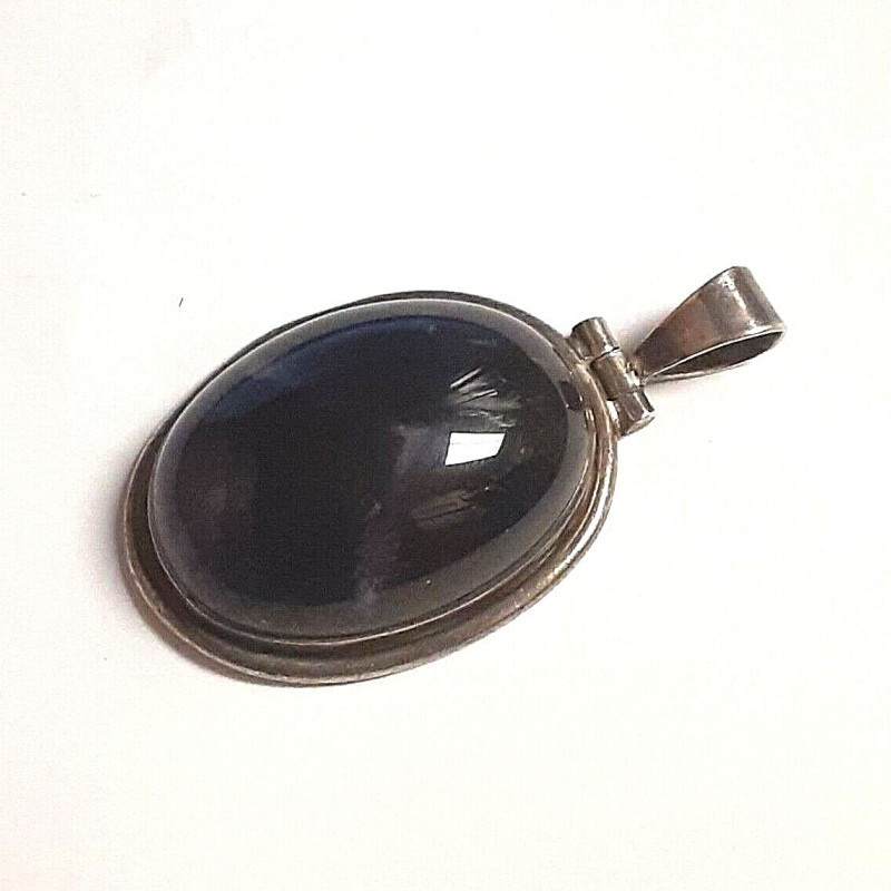 925 Sterling Silver Real Amethyst Gemstone Woman Charm Pendant